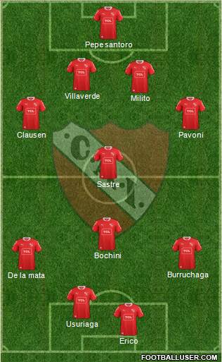 Independiente Formation 2013