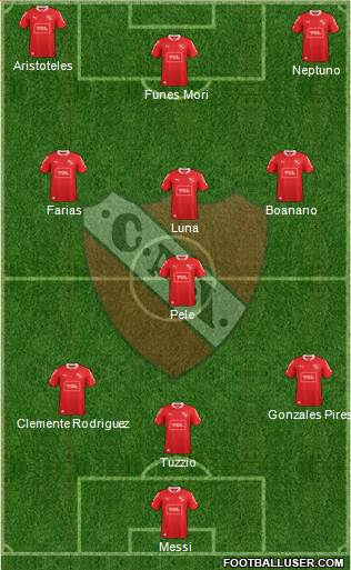 Independiente Formation 2013
