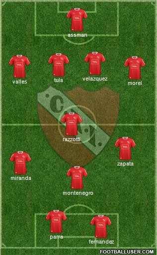 Independiente Formation 2013