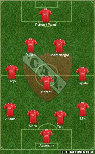Independiente Formation 2013