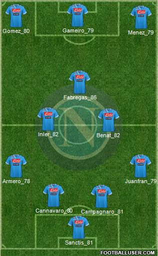 Napoli Formation 2013