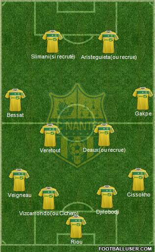 FC Nantes Formation 2013