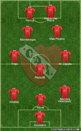 Independiente Formation 2013