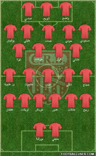 Chabab Riadhi Belouizdad football formation