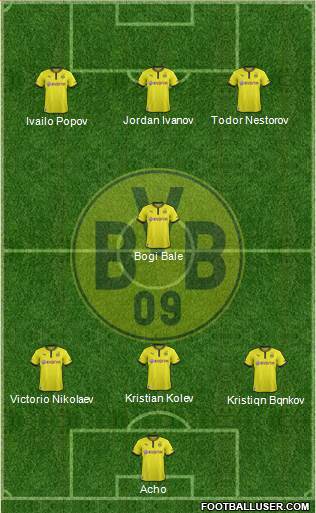 Borussia Dortmund Formation 2013