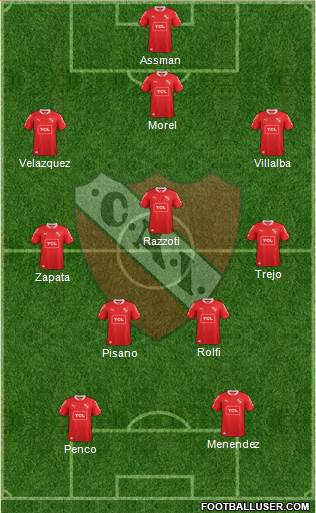 Independiente Formation 2013