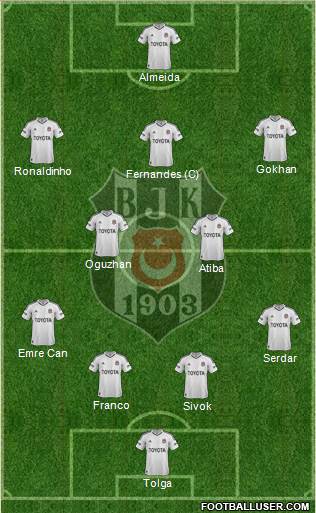 Besiktas JK Formation 2013
