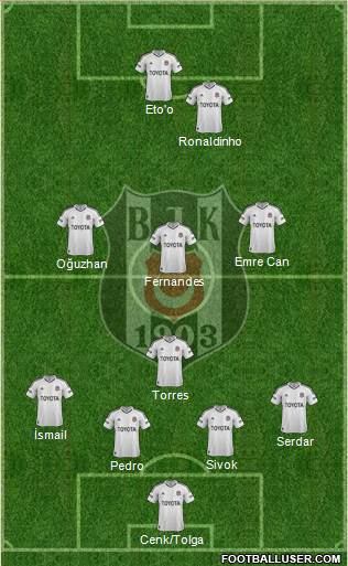Besiktas JK Formation 2013