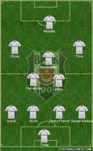 Besiktas JK Formation 2013