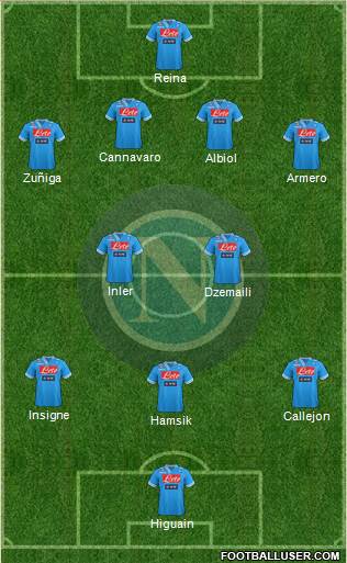 Napoli Formation 2013