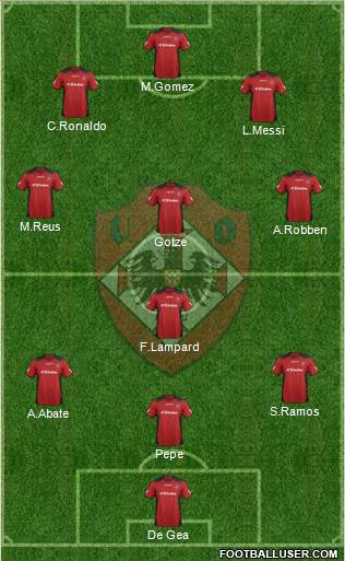 União Desportiva Oliveirense Formation 2013