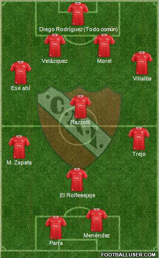 Independiente Formation 2013
