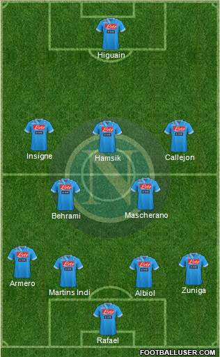 Napoli Formation 2013