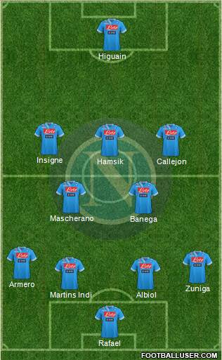 Napoli Formation 2013