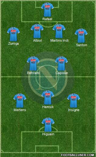 Napoli Formation 2013