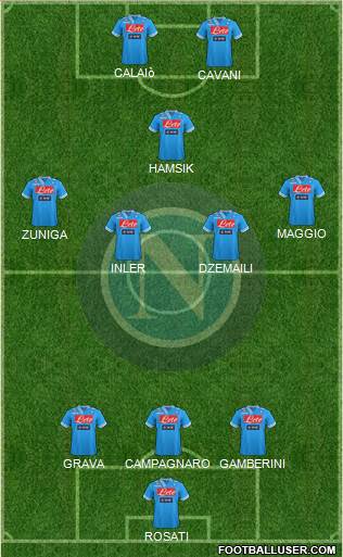 Napoli Formation 2013