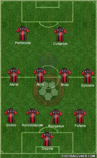 OGC Nice Côte d'Azur Formation 2013