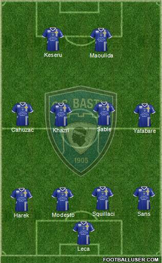 Sporting Club Bastia Formation 2013