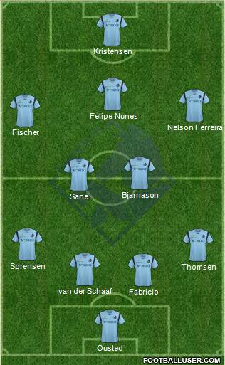 Randers Football Club Formation 2013
