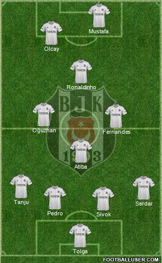 Besiktas JK Formation 2013