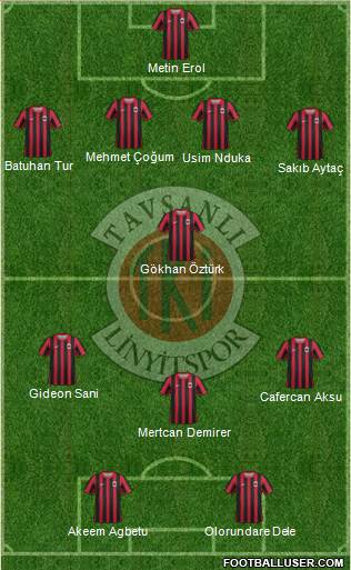 Tavsanli Linyitspor Formation 2013