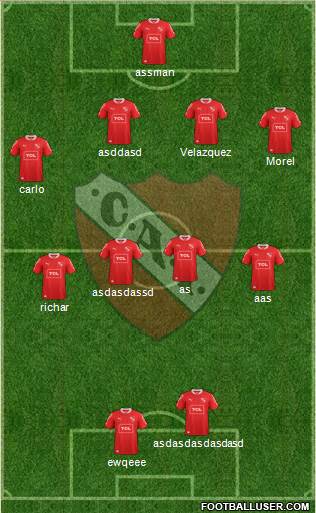 Independiente Formation 2013