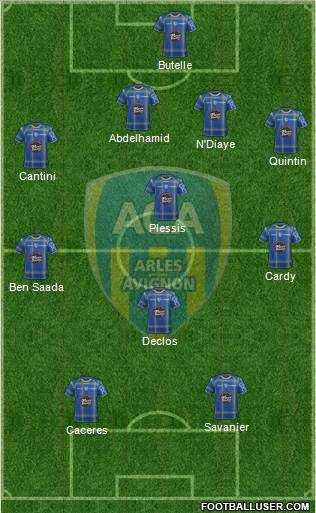 Athlétic Club Arles-Avignon football formation