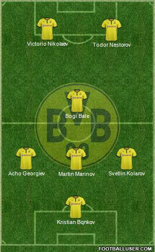 Borussia Dortmund Formation 2013
