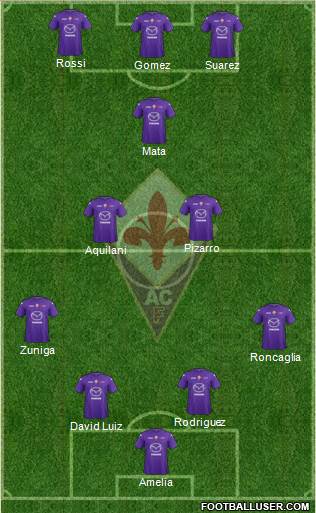 Fiorentina Formation 2013