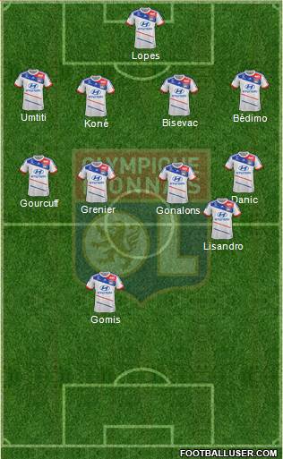 Olympique Lyonnais Formation 2013