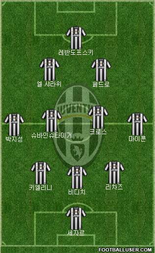 Juventus Formation 2013