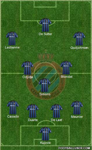 Club Brugge KV Formation 2013