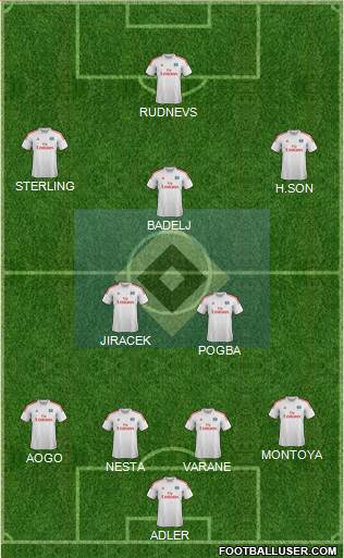 Hamburger SV Formation 2013
