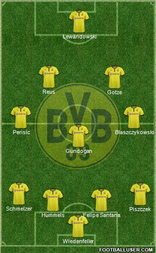 Borussia Dortmund Formation 2013