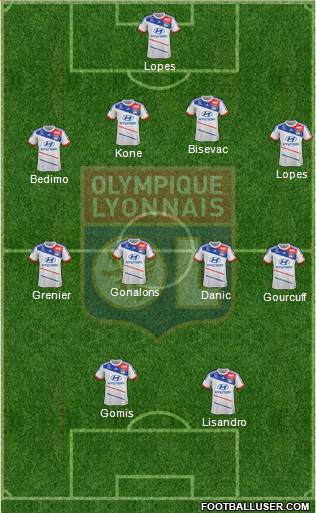 Olympique Lyonnais Formation 2013