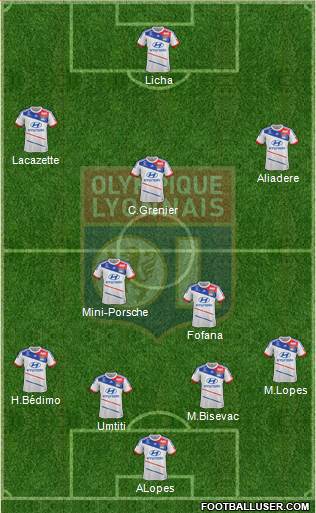Olympique Lyonnais Formation 2013