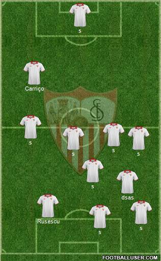 Sevilla F.C., S.A.D. Formation 2013
