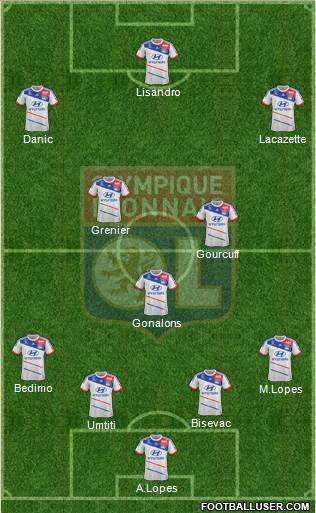 Olympique Lyonnais Formation 2013