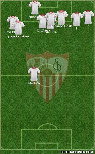 Sevilla F.C., S.A.D. Formation 2013