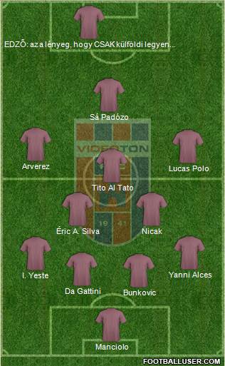 FC Fehérvár Formation 2013