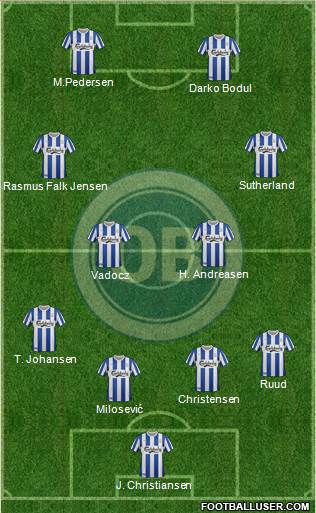 Odense Boldklub Formation 2013