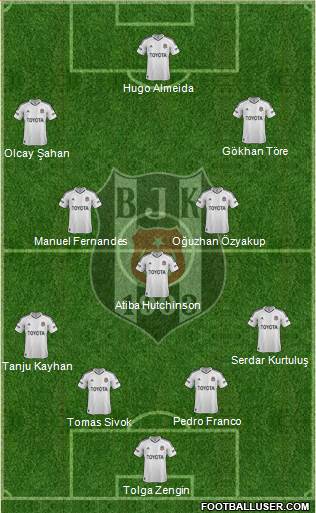 Besiktas JK Formation 2013