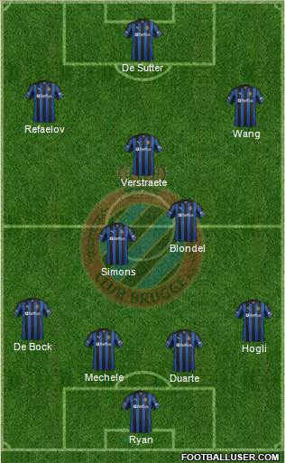 Club Brugge KV Formation 2013