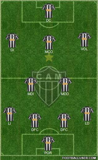 C Atlético Mineiro Formation 2013