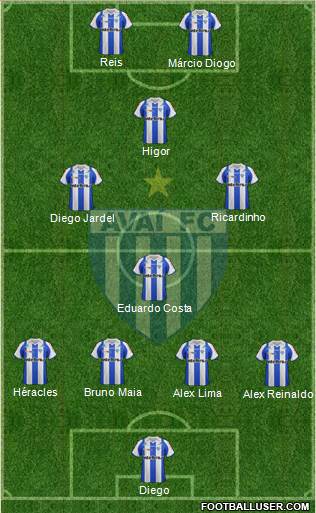 Avaí FC Formation 2013