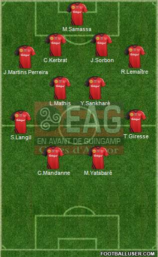 En Avant de Guingamp Formation 2013
