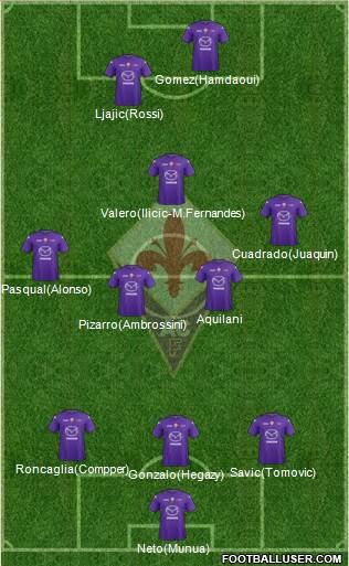 Fiorentina Formation 2013