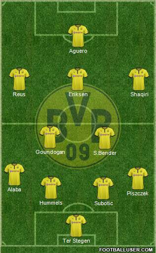 Borussia Dortmund Formation 2013