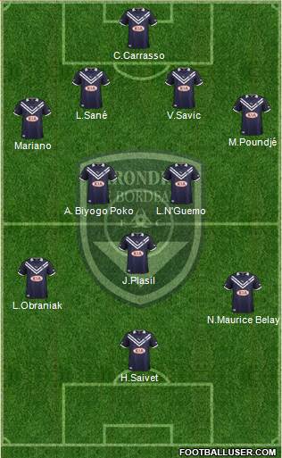 FC Girondins de Bordeaux Formation 2013