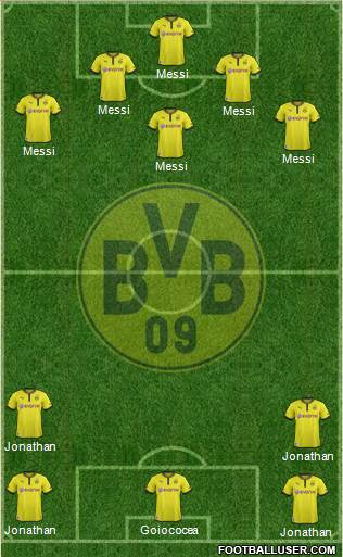 Borussia Dortmund Formation 2013